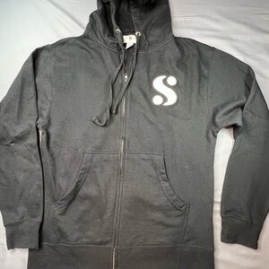Serena Williams GOAT Collaboration Black Zip-Up Hoodie – Size M